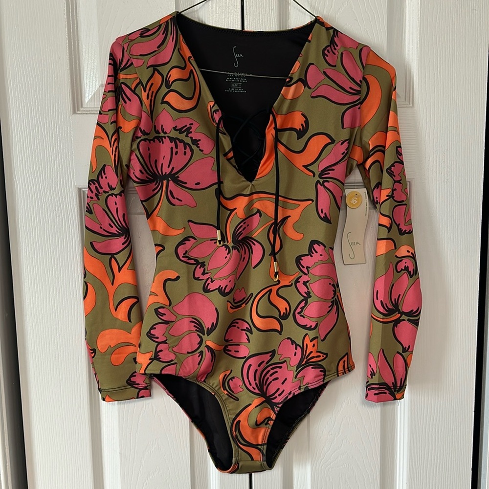 NWT Seea Women Surf Suit One Piece